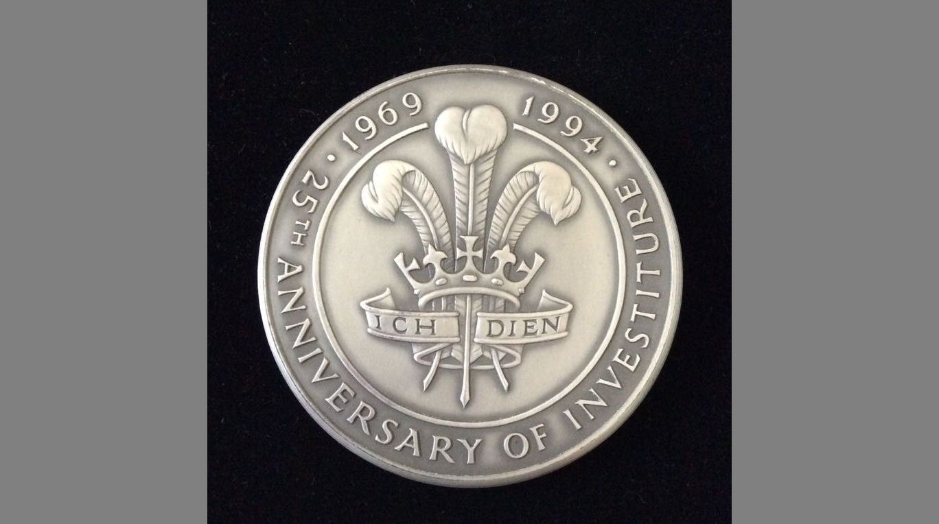 Prince Charles Investiture 25th Anniversary Medal