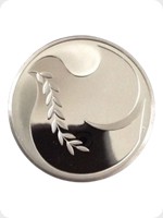 1983
Copper
Franklin Mint Dove Of Peace Medal
