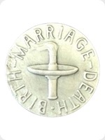 1937
Silver
Births & Deaths Registration & Marriage Acts Centenary Medal
