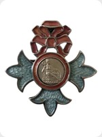 2000
Silver
British Empire Brooch 'CBE' - Gilbey Jubilee
