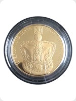 2013
Silver
&pound;5 Gold Plated - Coronation Anniversary
