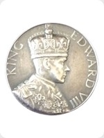 1936
Silver
Edward VIII Abdication Medal
