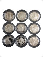 2012
Silver
Britannia &pound;1 25th Anniversary Set - 9 Coins
