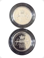 1989
Silver
&pound;2 Set - Tercentenary Bill And Claim Of Rights
