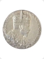 1902
Silver
Edward VII Coronation Commemorative Medal
