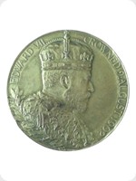 1902
Silver
Gilt Edward VII Coronation Commemorative Medal
