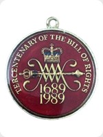 1989
Cupronickel
&pound;2 Enamelled Coin Mounted
