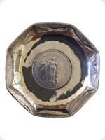 1930
Silver
Trade Dollar Coin Dish
