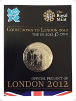 2012
Cupronickel
2012 UK Countdown To London 2012 &pound;5 For &pound;5
