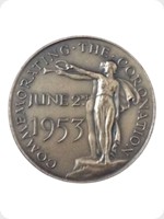 1953
Bronze
Queen Elizabeth II Coronation Commemorative Medal (Type 2)
