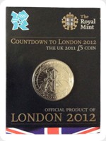 2011
Cupronickel
2011 UK Countdown To London 2012 &pound;5 For &pound;5
