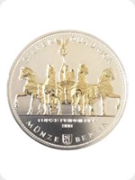 2011
Silver
Berlin Munze Quadriga Silver Bullion Gold Silhouette
