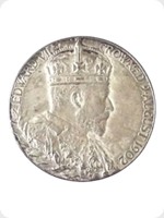 1902
Silver
Edward VII Coronation Commemorative Medal
