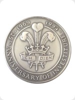 1994
Silver
Prince Charles Investiture 25th Anniversary Medal
