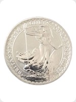 1998
Silver
Britannia &pound;2 Silver Bullion
