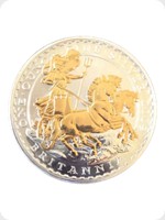 2009
Silver
Britannia &pound;2 Silver Bullion Gold Silhouette
