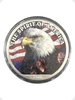 2008
Silver
US Eagle Silver Bullion Colorised Spirit Of America
