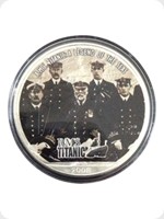 2008
Silver
US Eagle Silver Bullion Colorised RMS Titanic 'Captain And Crew'
