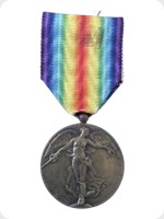 1918
Copper
Belgium World War I Victory Medal 1914 - 1918
