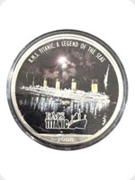 2008
Silver
US Eagle Silver Bullion Colorised RMS Titanic 'Disaster Strikes'
