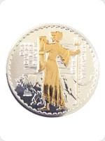 2001
Silver
Britannia &pound;2 Silver Bullion Gold Silhouette
