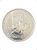1998
Silver
Britannia &pound;2 Silver Bullion
