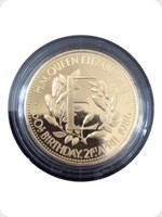 1986
Bronze
Gilt Queen Elizabeth II 60th Birthday Gilt Medal
