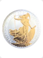 2006
Silver
Britannia &pound;2 Silver Bullion Gold Silhouette
