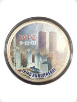 2004
Silver
US Eagle Silver Bullion Colorised WTC 9/11 - 3rd Anniversay
