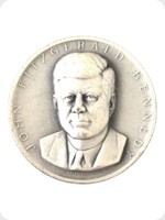 1961
Silver
John Fitzgerald Kennedy Inauguration Medal
