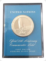 1970
Silver
United Nations Medal - 25th Anniversary
