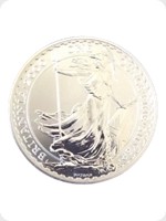 2000
Silver
Britannia &pound;2 Silver Bullion
