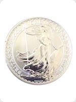 2002
Silver
Britannia &pound;2 Silver Bullion

