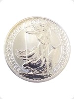 1998
Silver
Britannia &pound;2 Silver Bullion
