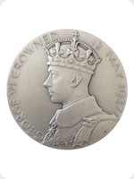 1937
Silver
George VI Coronation Commemorative Medal
