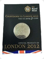 2009
Cupronickel
2009 UK Countdown To London 2012 &pound;5 For &pound;5
