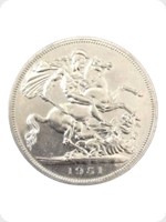 1951
Cupronickel
Festival Of Britain Crown
