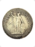 1911
Silver
British Trade Dollar
