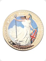 2014
Silver
Britannia &pound;2 Silver Bullion Colourised
