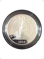 2014
Silver
Britannia &pound;2 Silver Proof 1 Ounce
