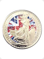 2014
Silver
Britannia &pound;2 Silver Bullion Colourised
