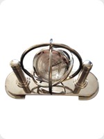 2000
Silver
Official Millennium Greenwich Mint Medallion Gyroscope Clock
