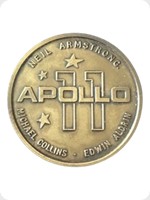 1969
Bronze
Apollo 11 Moon Landing Medal

