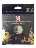 2012
Cupronickel
&pound;5 - London 2012 Paralympics
