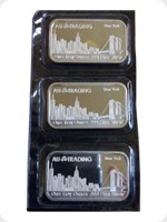 2014
Silver
AU Trading World Financial Center Bullion Bar - New York Series

