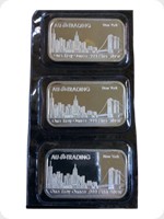 2014
Silver
AU Trading World Financial Center Bullion Bar - New York Series
