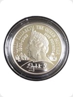 2000
Silver
&pound;5 Piedfort - The Queen Mother Centenary
