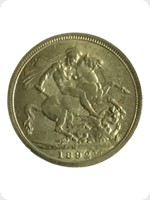 1892
Gold
George V Sovereign 'Mule'
