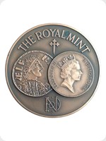 1986
Bronze
Royal Mint Medal Commemorating 1100 Years In Minting
