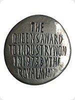 1973
Silver
Royal Mint Queens Award
